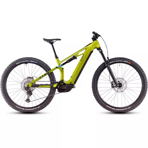 Bicicleta Electrica CUBE Stereo Hybrid ONE44 HPC Race flashlime´n´blue 2025