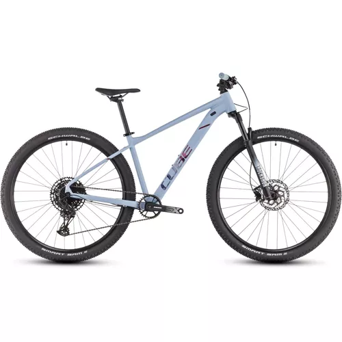Bicicleta CUBE Attention SLX pidgeonblue´n´rubyred 2025