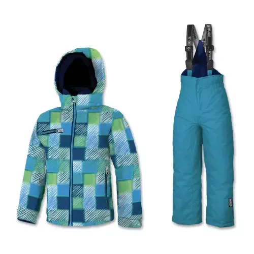 BRUGI - Costum de schi albastru pentru copii