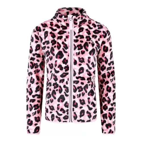 Jacheta fleece copii Dare2B Zesty roz pudrat / cheetah print