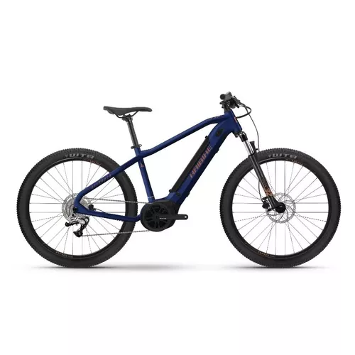 Bicicleta electrica e-bike Haibike ALLTRACK 4 i500Wh 9-G Alivio M 2024 cool blue leather