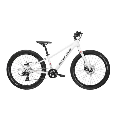 Bicicleta copii Kross LEVEL JR 2.0 M 24 white/black