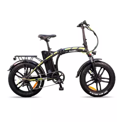 Bicicleta electrica pliabila Mael Milano negru, 20 inch