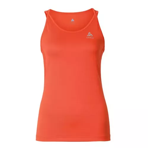 Tricou dama fara maneci pentru alergare ODLO orange L