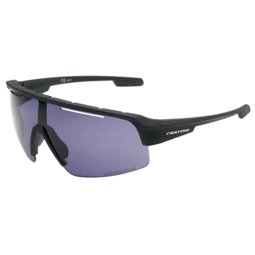Ochelari Cratoni C-Matic Color+ Lifestile black rubber grey blue with mirror