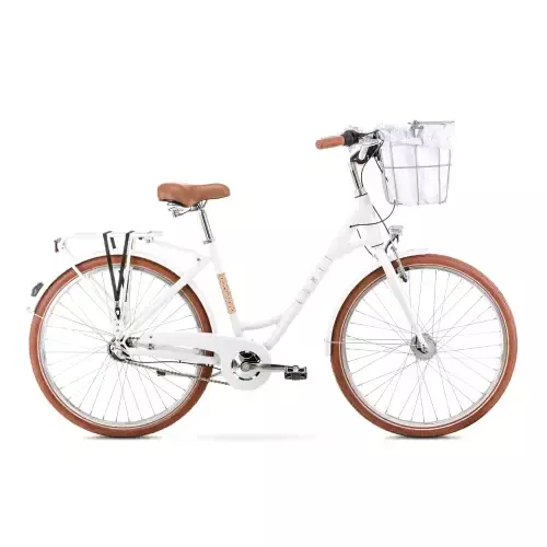 Bicicleta de oras pentru femei Romet Pop Art 26 Clasic Alb 2022