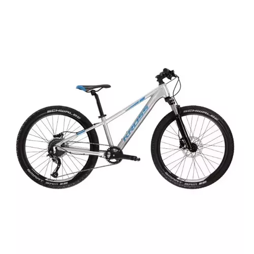 Bicicleta copii Kross LEVEL JR 4.0 M 24 S Silver Blue