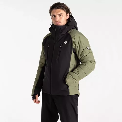 Geaca schi barbati Dare2B Speed verde olive/negru