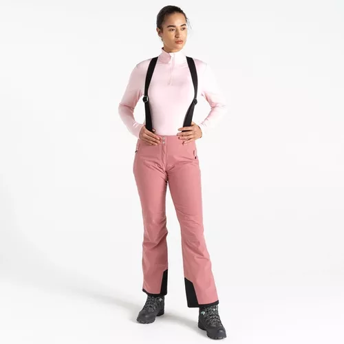 Pantaloni schi dama Dare2B Diminish roz pudrat
