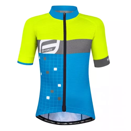 Bluza copii Force Square fluo/albastru