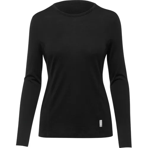 Bluza termica dama Thermowave Merino Aero LS Negru