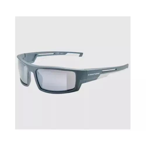 Ochelari Cratoni Raw grey blue matt smoke with silver mirror