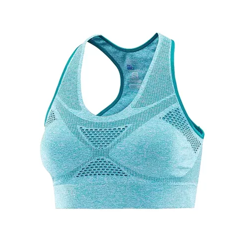Bustiera SALOMON Medium Impact Bra Enamel Blue
