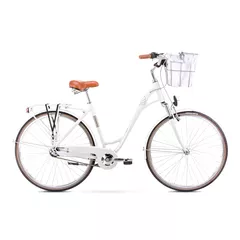 Bicicleta de Oras Romet Art Deco Eco Alb marimea M/18 2022
