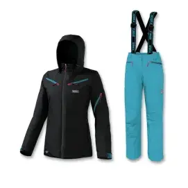 BRUGI - Costum de schi negru/albastru pentru femei