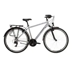 Bicicleta Kross Trans 1.0 M 28 M gray black matte