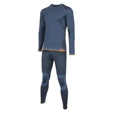 Set Bluza - Pantalon Termice Alpine Crown barbati navy-portocaliu