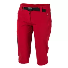 Pantaloni trei sferturi Northfinder WENDY pentru femei dark red L