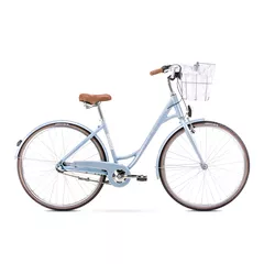Bicicleta de oras pentru femei Romet Pop Art Eco 26 Mov Lavanda 2022 Marime M/18